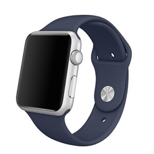 siliconen apple watch band donkerblauw