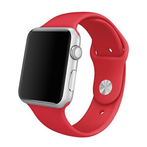 siliconen apple watch band rood
