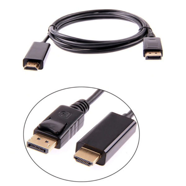 Displayport naar HDMI kabel 1.8 meter, 3 meter