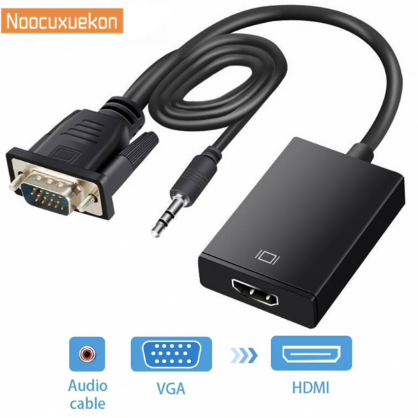 VGA naar HDMI converter 1080P HD met audio kabel