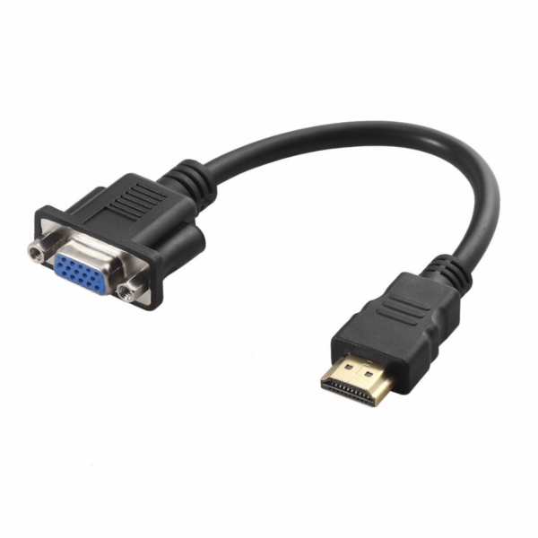 HDMI male naar VGA Female Kabel 1080p - 20 CM