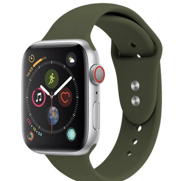 Apple Watch Silicone Sportband Midnight Green – Apple Watch Series 0/1/2/3/4/5