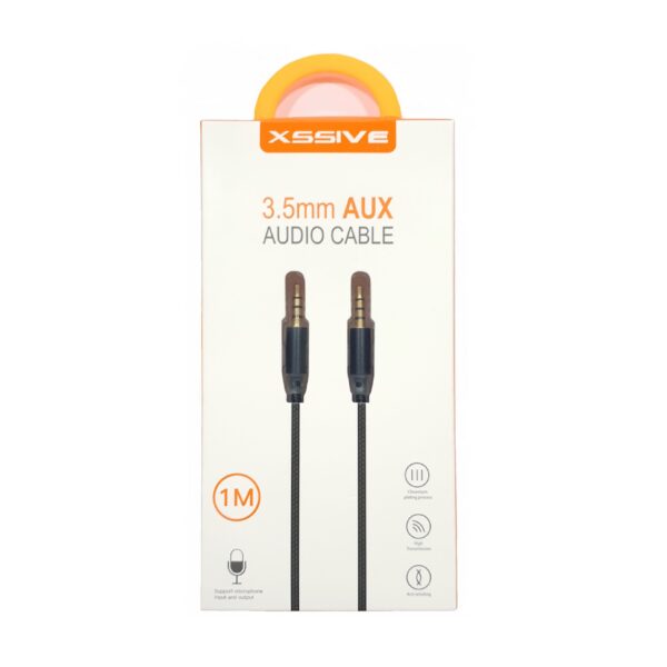 3,5mm Audio Aux kabel - LS-Y01 - 1 meter- 2 meter - zwart
