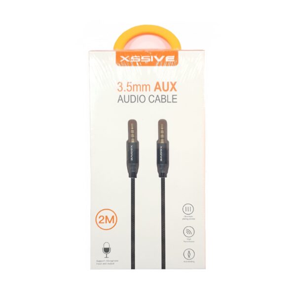3,5mm Audio Aux kabel - LS-Y01 - 1 meter- 2 meter - zwart