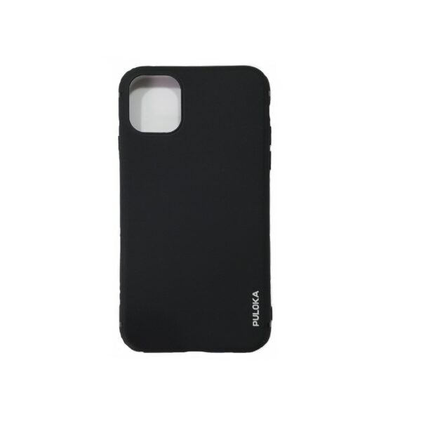 Puloka iPhone 12 Pro Max Mat Silicone Soft case (Zwart)