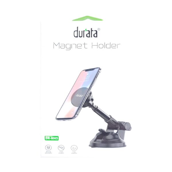 Durata DRMH5 Magnetische Auto houder met Zuignap - Zwart Durata DRMH5 Magnetische Auto houder met Zuignap - Zwart