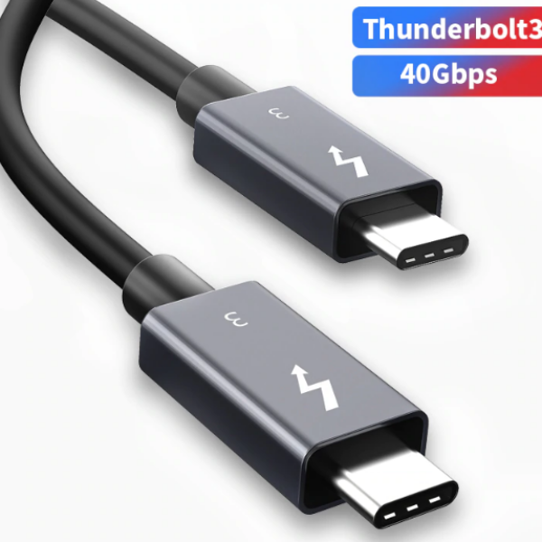 Thunderbolt 3 Kabel 40Gbps 100W USB-C naar USB-C data / oplaadkabel Thunderbolt 3 Kabel 40Gbps 100W USB-C naar USB-C data / oplaadkabel