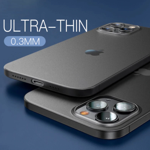 veiligheid Schurk kaart 0.3mm Ultra Thin Frosted Case iPhone 11 Pro Max -  Zwart/Oranje/Groen/Transparant | MacTurn