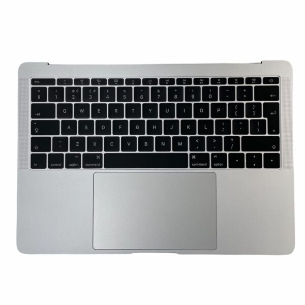 MacBook Pro 13 inch A1708 Topcase UK + Keyboard, Backlight, Trackpad en Accu (Zilver)