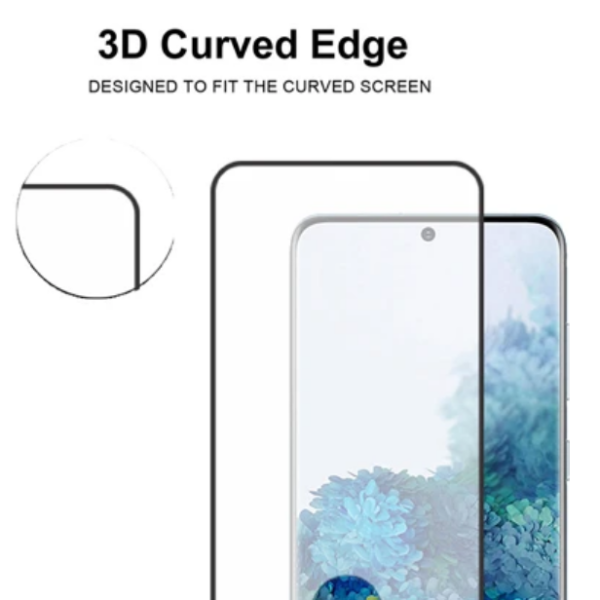 Samsung Galaxy S20 Tempered Glass (Screen Protector) Full Cover (Zwart)