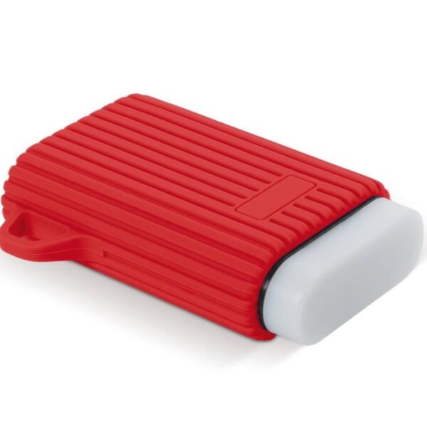 Waterafstotende Powerbank 6000MAH met Zaklamp - Rood